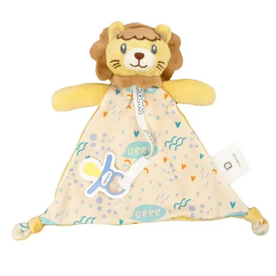 Naninha Pimpolho Com Prendedor De Chupeta Leão