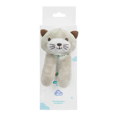 Naninha Pimpolho Com Prendedor De Chupeta Gato Naninha Pimpolho Com Prendedor De Chupeta Gato