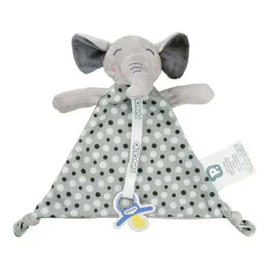 Naninha Pimpolho Com Prendedor De Chupeta Elefante