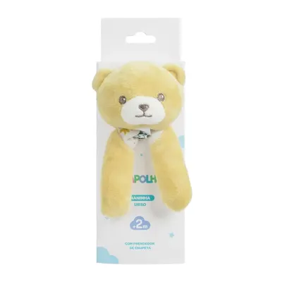 Naninha Pimpolho Com Prendedor De Chupeta Urso Naninha Pimpolho Com Prendedor De Chupeta Urso