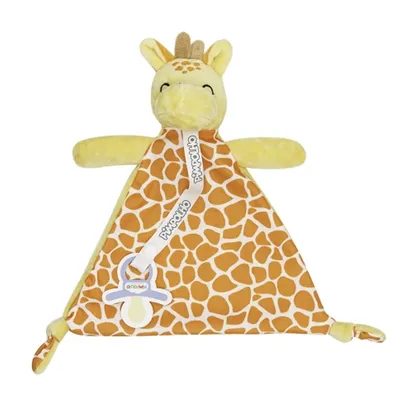 Naninha Pimpolho Com Prendedor De Chupeta Girafa