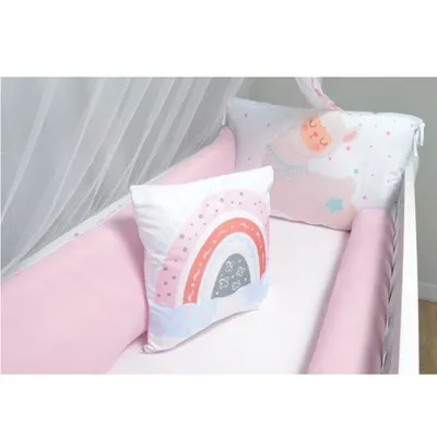 Kit Berço Coleção Sublimado Arco Íris- 10 Peças Kit Berço Coleção Sublimado Arco Íris- 10 Peças