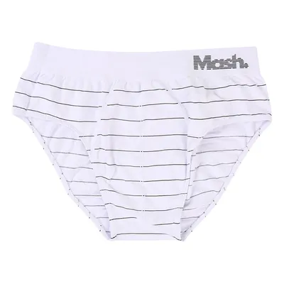 Kit Cueca Boxer Mash Com 02 Peças Liso e Listrado Sem Costura