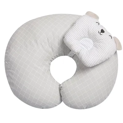 Almofada De Amamentação Papi Friends Com Travesseiro Ursinho