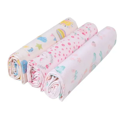 Kit Cueiro Flanelado Papi Karinho Estampado - 03 Unidades Kit Cueiro Flanelado Papi Karinho Estampado - 03 Unidades