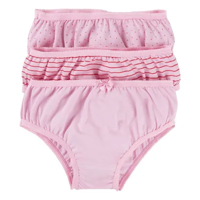 Kit Calcinha Infantil Com 03 Peças Sortida 14572