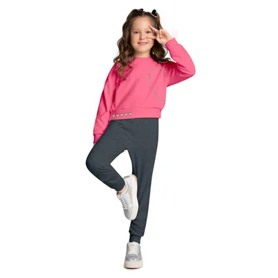 Conjunto Infantil Kyly Blusa Manga Longa e Calça Conjunto Infantil Kyly Blusa Manga Longa e Calça