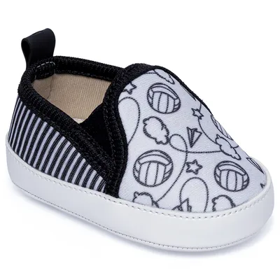 Tênis Bebê Pimpolho Elástico Estampa Bola