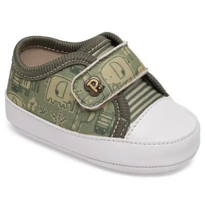 Tênis Bebê Pimpolho Com Velcro Safari