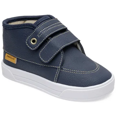 Tênis Infantil Pimpolho Com Dois Velcro E Detalhe Ilhós