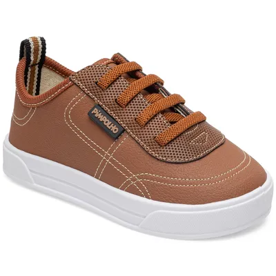 Tênis Infantil Pimpolho Dois Velcro Detalhe Cadarço