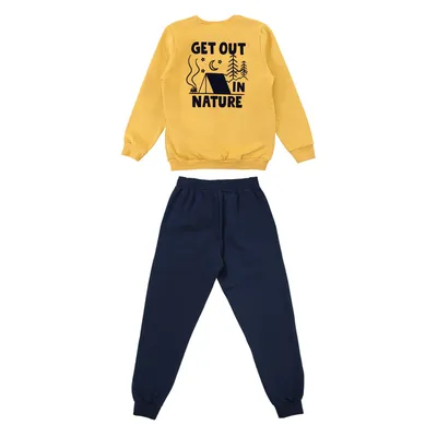 Conjunto Infantil Kookabu Blusão Estampado Nas Costas