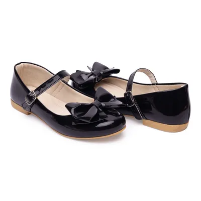 Sapato Infantil Pimpolho Verniz Com Fivela E Laço