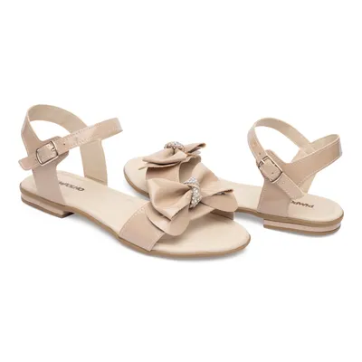 Sandália Infantil Pimpolho Com E Laço Strass