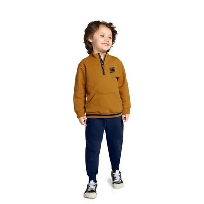 Conjunto Milon Casaco e Calça em Moletom Peluciado