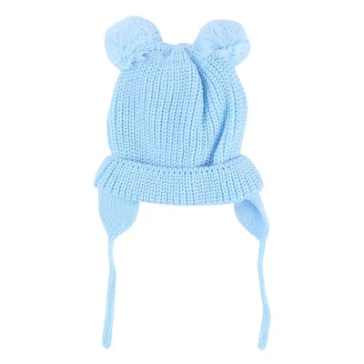 Touca Everly Em Acrílico Com Orelhinha E Pom Pom