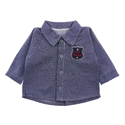 Camisa Manga Longa Bonettinhos Com Bordado Brasão