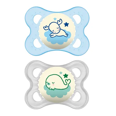 Kit Chupeta Bebê Mam Original Night Tamanho 01 - 02 Unidades Kit Chupeta Bebê Mam Original Night Tamanho 01 - 02 Unidades