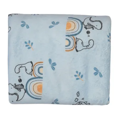 Cobertor Bebê Papi Peluciado Estampa Dinossauros