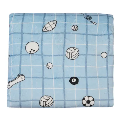 Cobertor Bebê Microfibra Papi Estampa Esporte