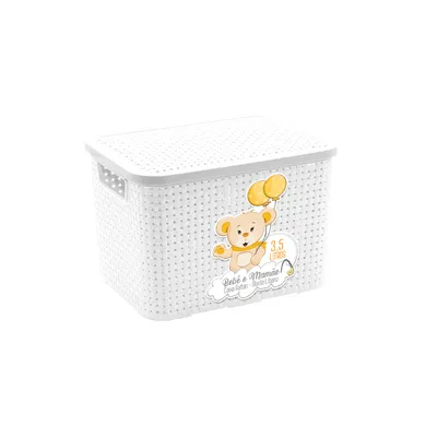 Caixa Organizadora Monte Líbano Rattan 3,5 Litros Caixa Organizadora Monte Líbano Rattan 3,5 Litros