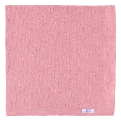 Manta Trançada Michelle Baby Detalhe Quadrado