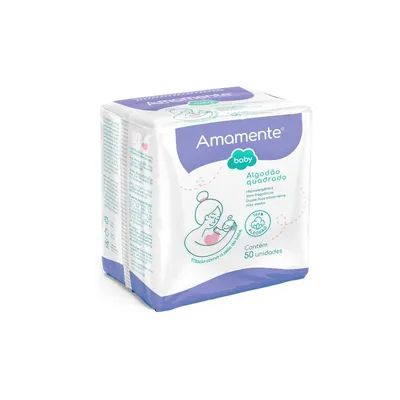 Algodão Semina Quadrado Amamente - 50UN