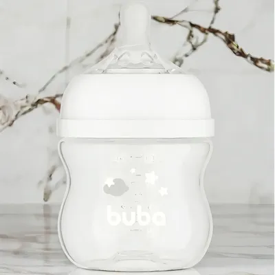 Mamadeira Buba Easy Flow Nuvem Branca 120ML