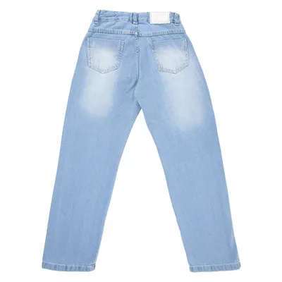 Calça Jeans Juvenil Oznes Used Estampa Lovely Calça Jeans Juvenil Oznes Used Estampa Lovely