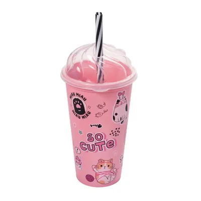Copo Infantil Plasútil 500 ML Sundae Cute Copo Infantil Plasútil 500 ML Sundae Cute