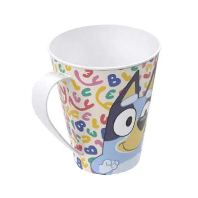 Caneca Plasútil 360 ML Bluey Colorido