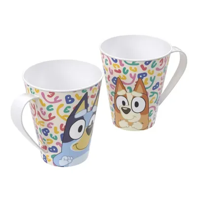 Caneca Plasútil 360 ML Bluey Colorido