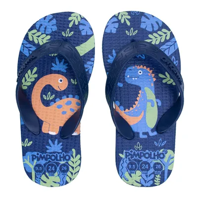 Chinelo Infantil Pimpolho Estampa Dinossauro