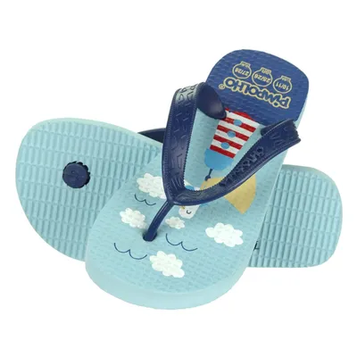 Chinelo Infantil Pimpolho Estampa Pássaro No Farol