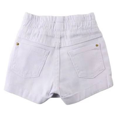 Shorts Saia Sarja Bebê Din Don Detalhe Cordão Shorts Saia Sarja Bebê Din Don Detalhe Cordão