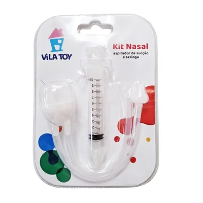 Aspirador Nasal Infantil Vila Toy Com  Seringa