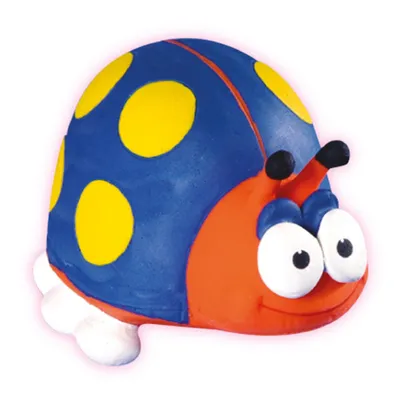 Mordedor Bebê Pais E Filhos Joaninha Latex