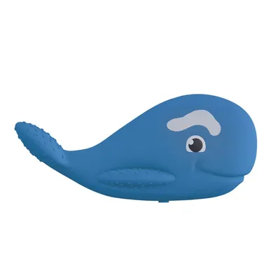 Mordedor Bebê Pais E Filhos Baleia Latex