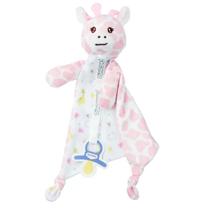 Naninha Pimpolho Com Prendedor De Chupeta Girafa Naninha Pimpolho Com Prendedor De Chupeta Girafa