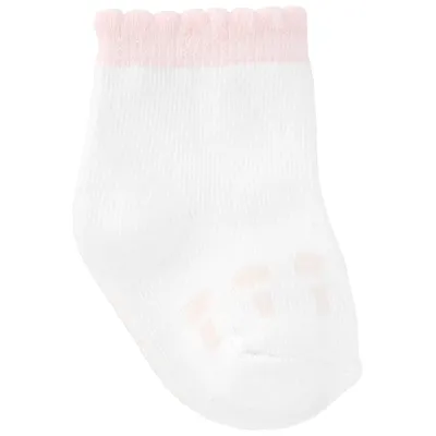 Kit Meia Bebê Pimpolho Antiderrapante 03 Unidades Sortidas Kit Meia Bebê Pimpolho Antiderrapante 03 Unidades Sortidas