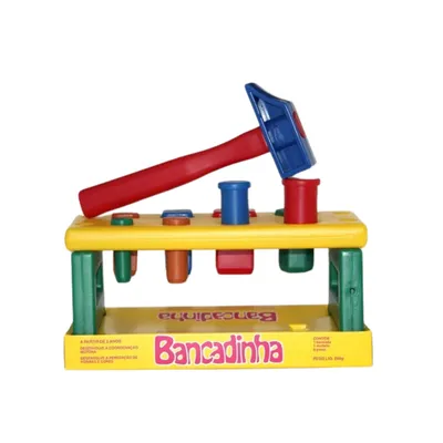 Bancadinha Brinquedo Educativo Liquiplast Colorido Bancadinha Brinquedo Educativo Liquiplast Colorido