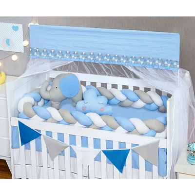 Kit Berço Balu Baby Trança Tutti 06 Peças