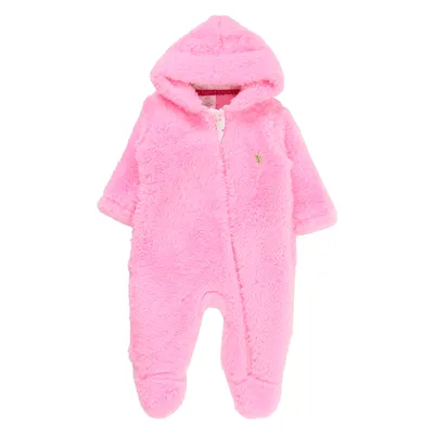 Macacão Longo Bebê Presente de Anjo Pelo Com Capuz de Orelha