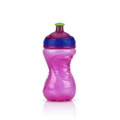 Copo Infantil Nuby Squeeze Rosa 300 ml