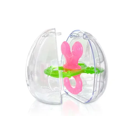 Mordedor E Massageador De Gengiva Nuby Rosa