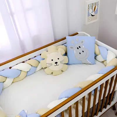 Kit Berço Trança Balu Baby Safari - 06 Peças