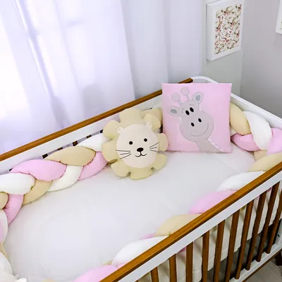 Kit Berço Trança Balu Baby Safari - 06 Peças