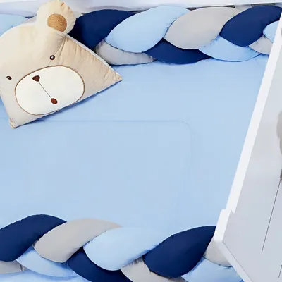 Kit Berço Trança Balu Baby Carinho - 06 Peças