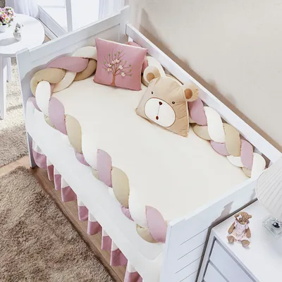 Kit Berço Trança Balu Baby Carinho - 06 Peças