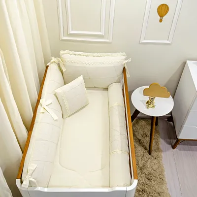 Kit Berço Balu Baby Elegância Province - 05 Peças